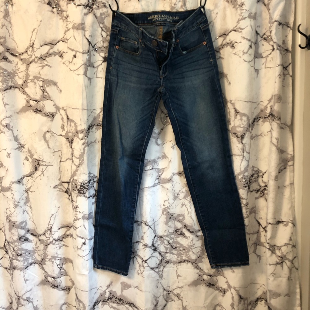 american eagle skinny jeans short
